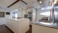 46m superyacht Vulcan - Galley